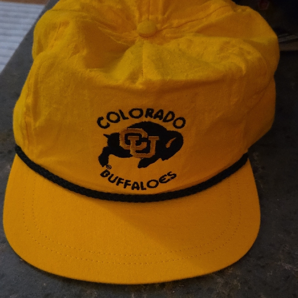 Yellow Colorado Buffaloes Cap